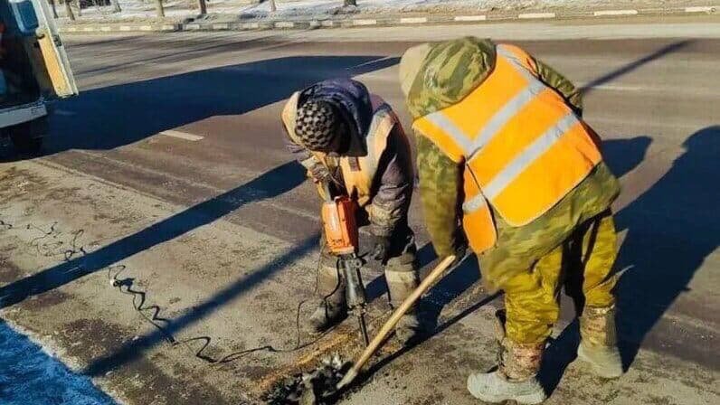 Ямочный ремонт дорог картинки