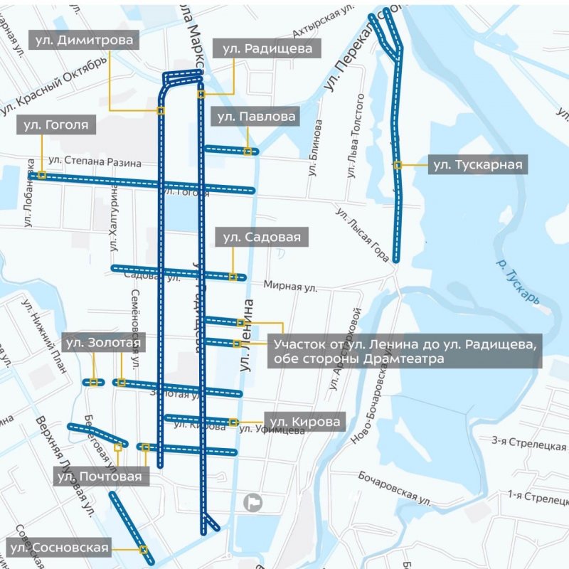 Карта ремонта дорог 2022 - 98 фото