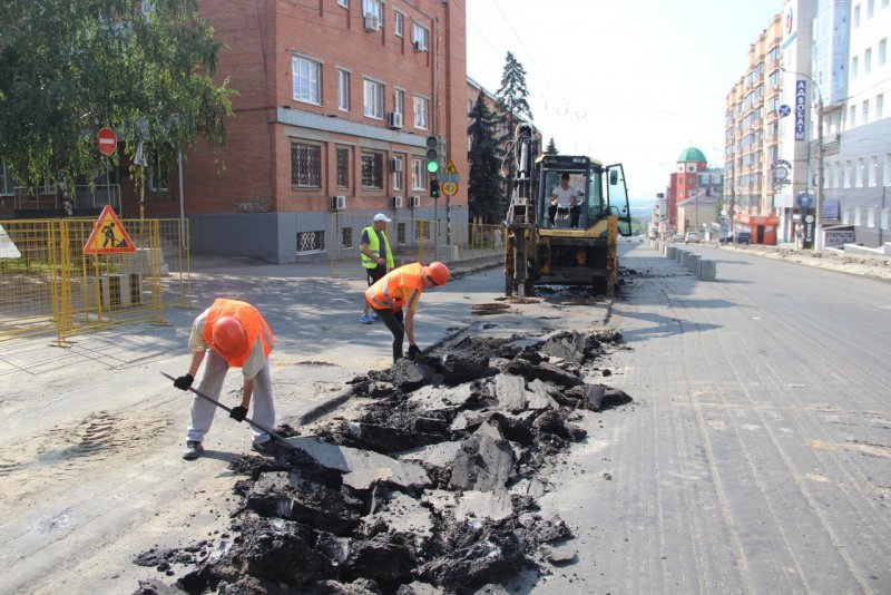 В Курске на улице Радищева наконец начали ремонт 2, 5 км теплопровода » 46ТВ Курское Интернет Телевидение