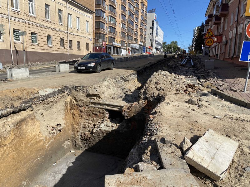 В Курске срок ограничения движения по улице Радищева продлили до 23 августа » 46ТВ Курское Интернет Телевидение