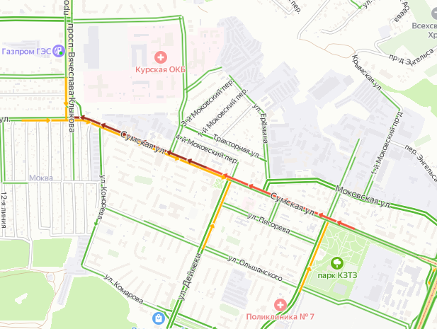 Движение транспорта в курске онлайн карта посмотреть бесплатно без регистрации