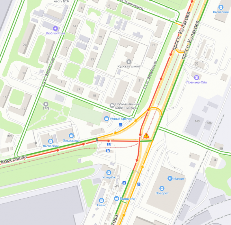 Курск льговский поворот магазины. Льговский поворот Курск. Движение транспорта Курск. Льговский поворот – проспект Ленинского Комсомола (Курск). Остановка Льговский поворот Курск.