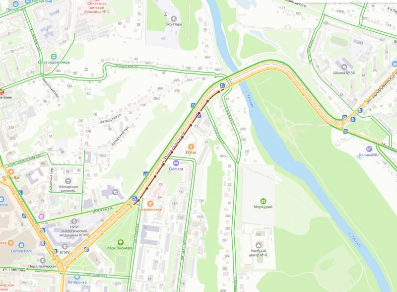 Движение транспорта в курске онлайн карта посмотреть