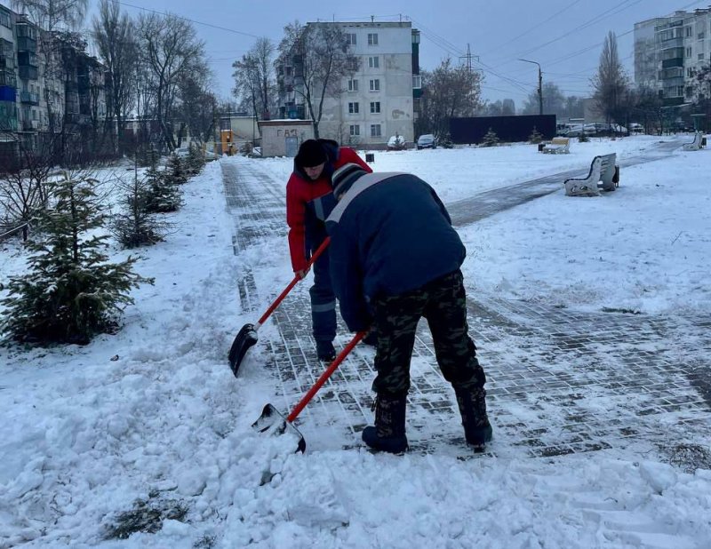 Лефортово уборка снега