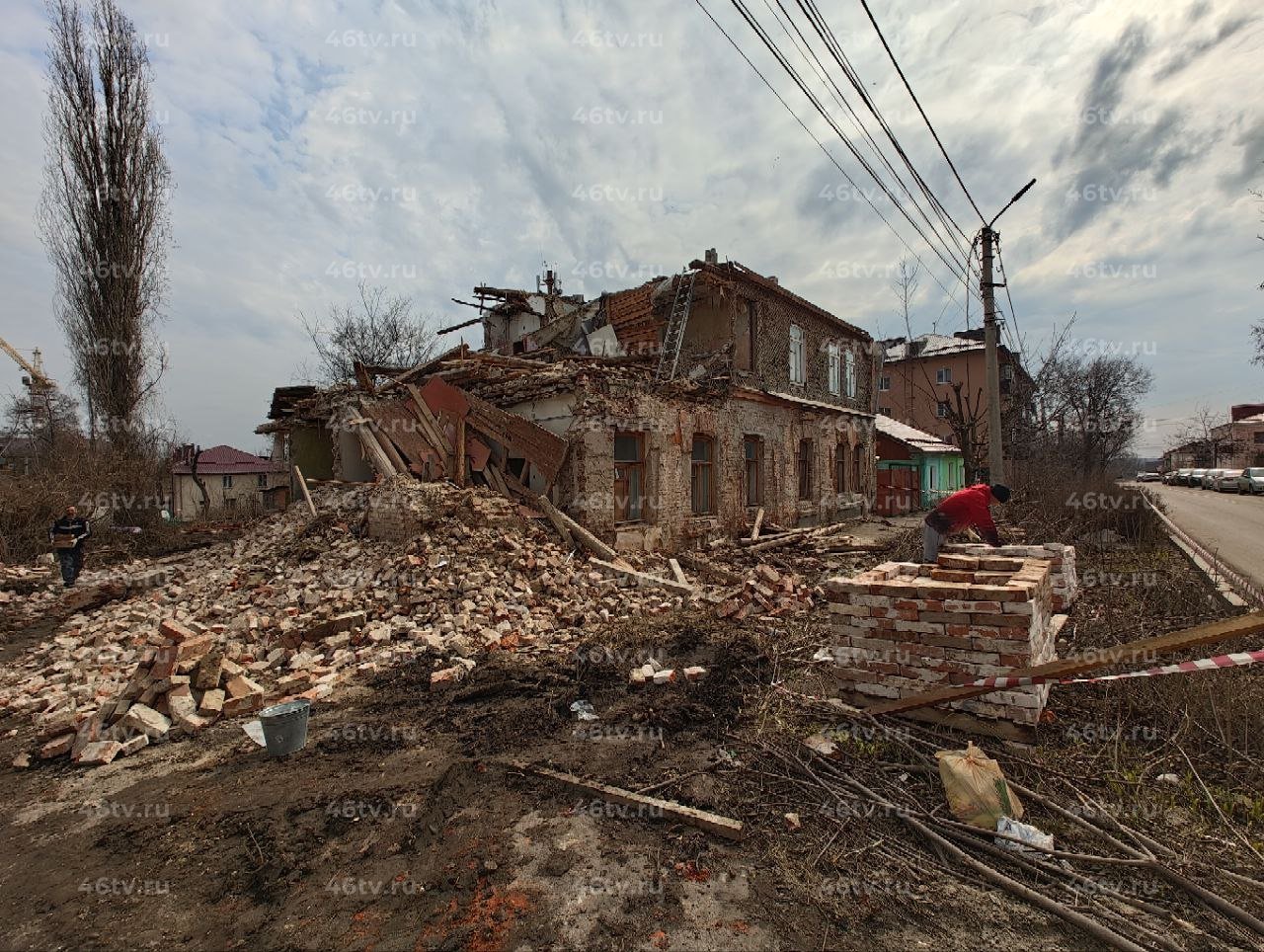 В Курске на Белинского сносят бывший Доходный дом Васильевой | 26.03.2024 |  Курск - БезФормата