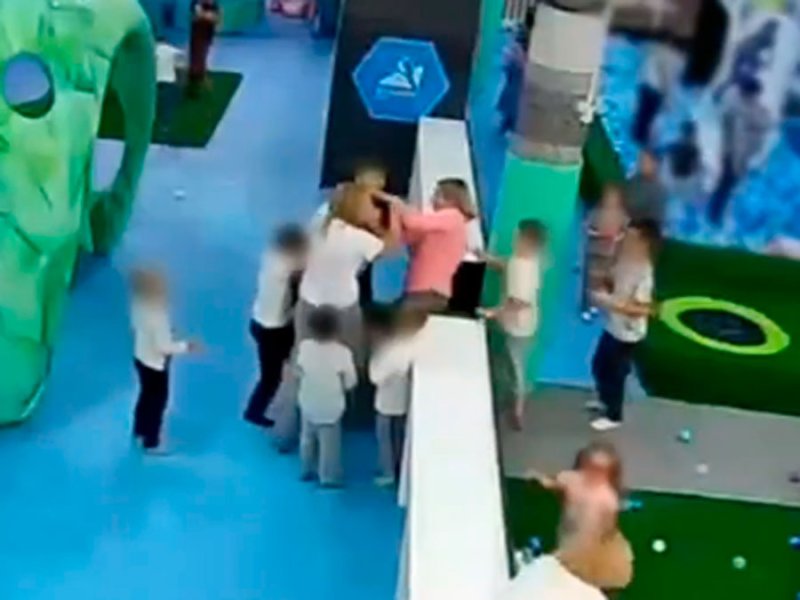 Посетительница ТЦ Курска напала на детском празднике на мать ребенка-инвалида
