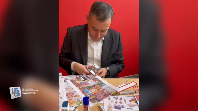 Хинштейн своими руками сделал рамку для собственного портрета