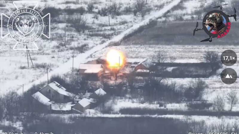 ВС РФ бьют по позициям окопавшихся у курского Тёткино боевиков ВСУ