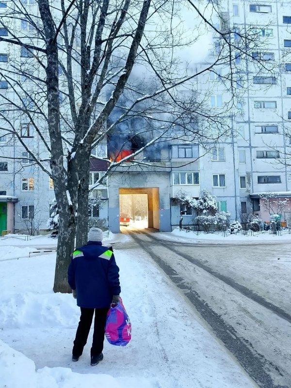 В Железногорске Курской области на пожаре погиб мужчина