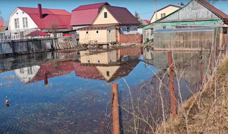 В САО Курска затопило огороды и погреба местных жителей