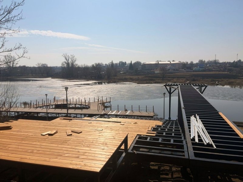 Под Курском благоустраивают Советский сад с пляжем