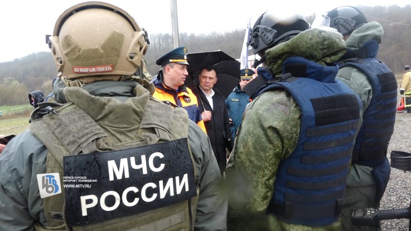 Старовойт провёл первые учения по ликвидации ЧС в Курской области