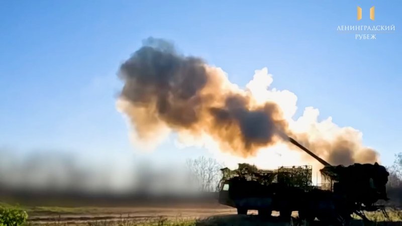 На Курском направлении ВС РФ используют страшнейшее колесное орудие
