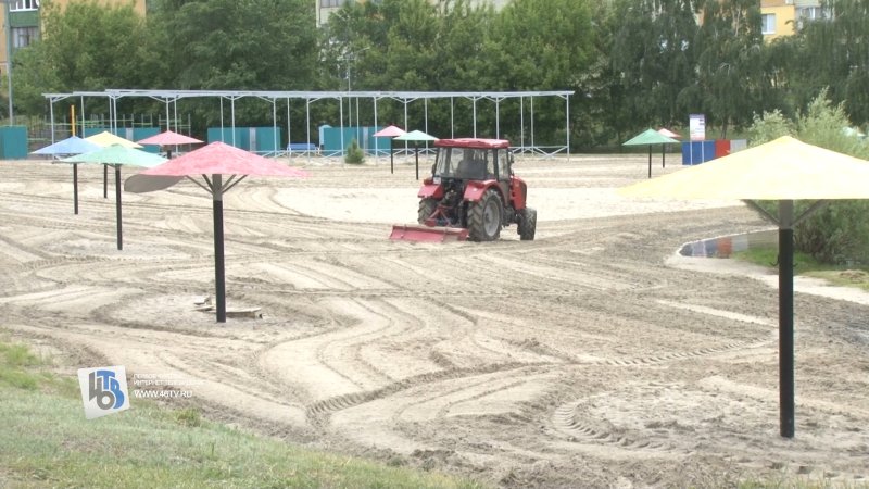 Узоры на песке и сваебойный копер: в Курске принимают пляжи