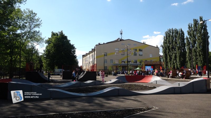 В Сеймском округе Курска открыли новый Парк молодежи